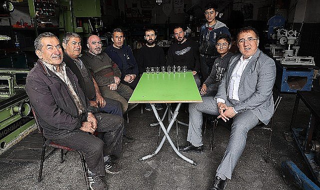 Başkan Savran'dan sanayi esnaflarına ziyaret