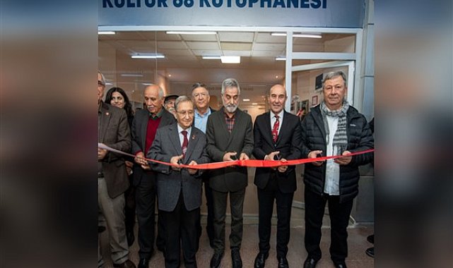 Başkan Soyer, Kültür 68 Kütüphanesi’ni hizmete açtı