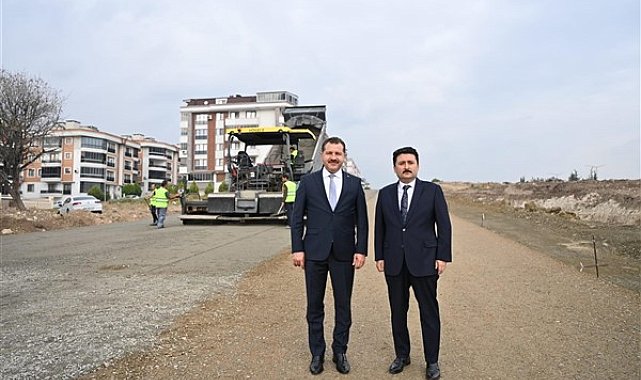 Başkan Yılmaz, OSB Yolu 3. kısımdaki çalışmaları inceledi
