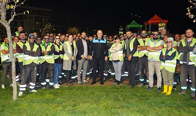 Beylikdüzü'nde 5 dönümlük park 47 saatte tamamlandı