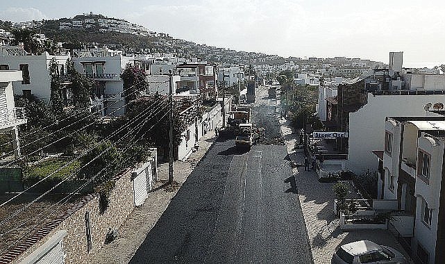Bodrum 9 Bin Metre Sıcak Asfalt Yapıldı