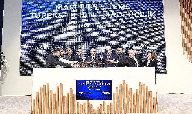 Borsa İstanbul'da Gong Marble Systems Tureks Turunç Madencilik İçin Çaldı
