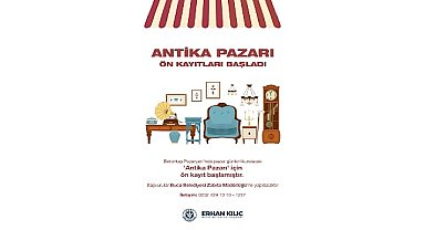 Buca'nın Antika ve 2 El Pazarı için ön kayıtlar başladı