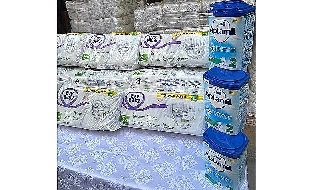 Büyükşehir bez ve mama desteğinde 100 bini aştı