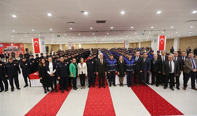 Büyükşehirde 136 zabıta ve itfaiye memuru yemin etti