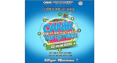 Canik'te Bitkisel Atık Yağ Toplayan Öğrencilere Ödül