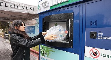 Çankaya'da plastikler cama dönüştü 