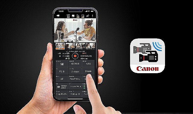 Canon yeni akıllı telefon uygulamasıyla XF605 ve Cinema EOS serisi yazılım güncellemesini kullanıma sunuyor