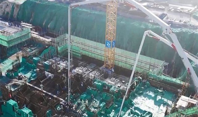 Çin, 13,8 milyar dolarlık nükleer tesisin üçüncü ünitesine başladı