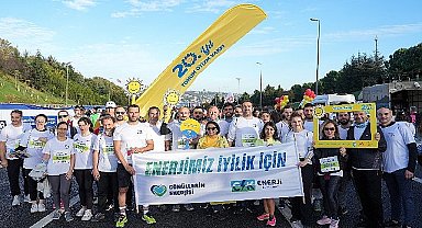 CK Enerji çalışanları İstanbul Maratonu'nda otizmli çocuklar için koştu