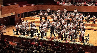 Çocuklar, gençler ve kadınlardan Cumhuriyet aşkına Ahmet Adnan Saygun'da muhteşem 100 Yıl konseri