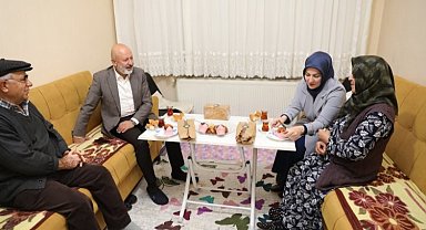 Çolakbayrakdar ailesinden çölyak hastasına ziyaret