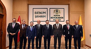 Cumhurbaşkanı Yardımcısı Yılmaz, Başkan Altay'ı Ziyaret Etti