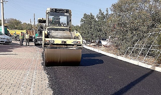Demre Kekova grup yolu sıcak asfaltla kaplanıyor