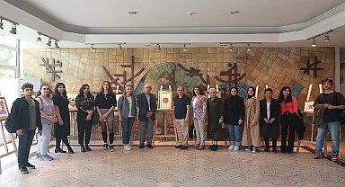 Deü'den cumhuriyet'e özel tezhip sergisi