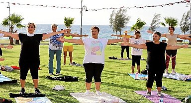 Didim belediyesi'nin pilates etkinlikleri devam ediyor
