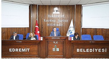 Edremit Belediye Meclisi Kasım ayı toplantısı yapıldı