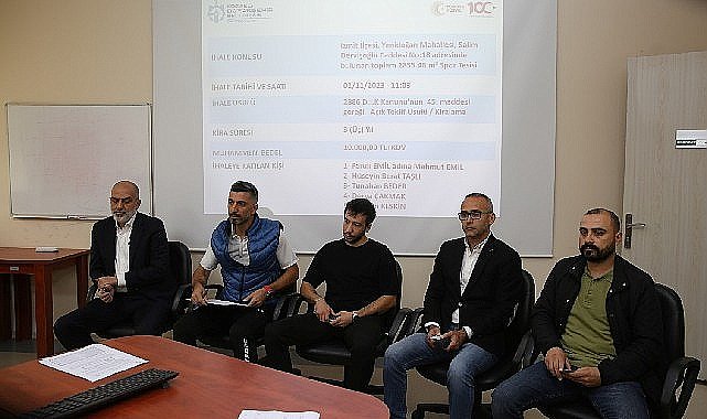 Encümen'de kiralama ihaleleri düzenlendi