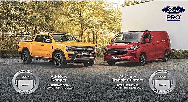 Ford Otosan'ın Yeniköy Fabrikasında üretilen Transit Custom, “2024 Uluslararası Yılın Ticari Aracı