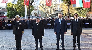Gazi Mustafa Kemal Atatürk gölcük'te törenle anıldı 