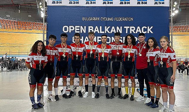 Genç Bisikletçilerimizden Balkan Açık Pist Bisikleti Şampiyonası'nda Madalya Yağmuru