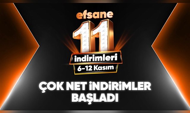 Hepsiburada’da Efsane 11 indirimleri başladı