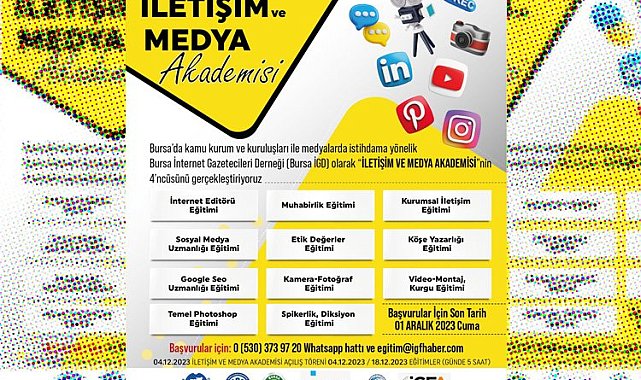 İletişim ve Medya Akademisi başlıyor