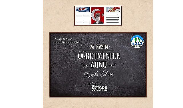 Ilgaz Belediye Başkanı Mehmed Öztürk'ün 24 Kasım Öğretmenler Günü Mesajı