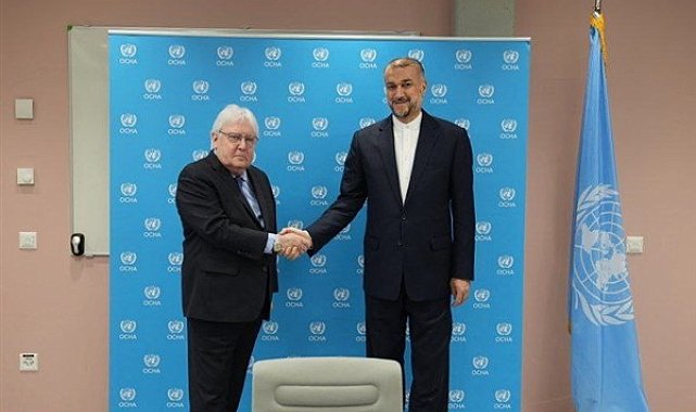 İran Dışişleri Bakanı Abdullahiyan, BM Genel Sekreter Yardımcısı Griffiths ile görüştü