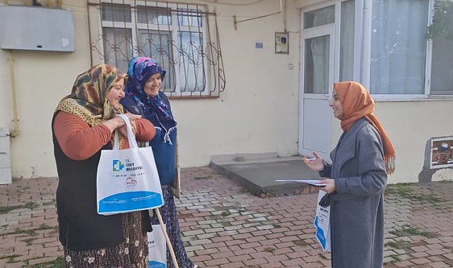 İzmit Belediyesi, Arızlı'da vatandaşın kapısını çaldı