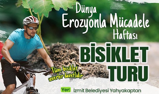 İzmit'te pedallar erozyonla mücadeleye çevrilecek