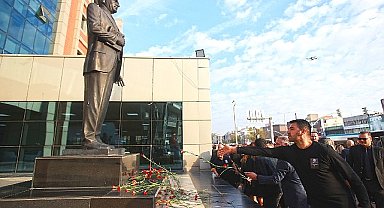 Karabağlar'dan Ata'ya saygı duruşu