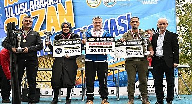 Kartepe'de sazan balığı tutma yarışması sonuçlandı