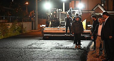 Kartepe Sarımeşe Mahallesi'nde 310 ton asfalt