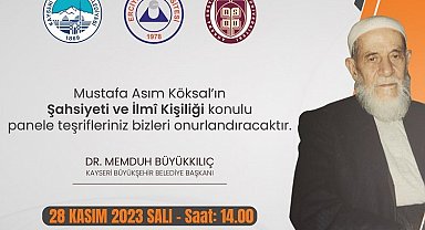 Kayseri Büyükşehir'den Mustafa Asım paneli