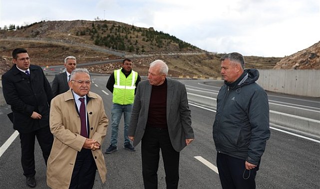 Kayseri’nin doğusu ile batısını birbirine bağlayacak yol çalışmasında sona gelindi