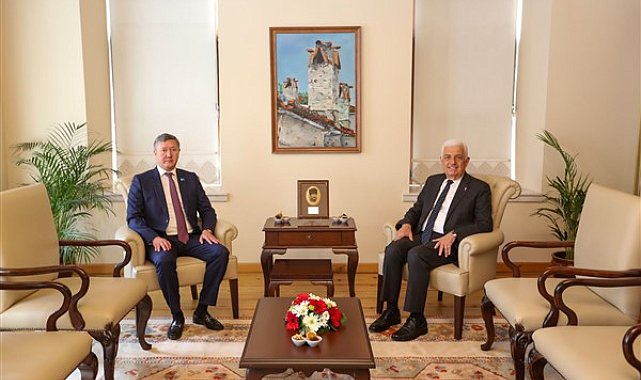 Kazakistan Cumhuriyeti Antalya Başkonsolosu Kanafeyev’den Başkan Gürün'e ziyaret
