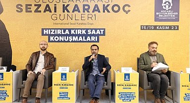 Kocaeli'nde Uluslararası Sezai Karakoç Günleri düzenlendi