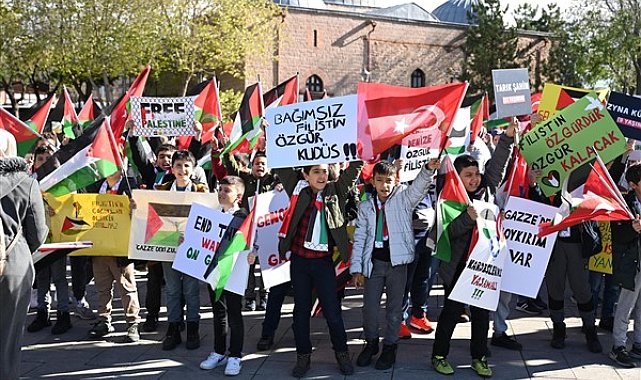 Konya Büyükşehir Belediyesi 'Kudüs'ün Çocukları' için sesini yükseltti