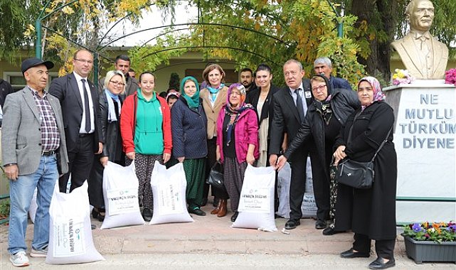 Kuru tarımı yeşertecek projede çiftçilere karakılçık tohumu