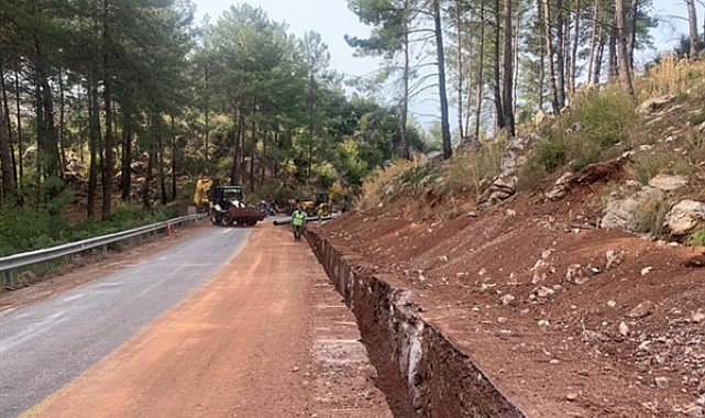 Muğla Büyükşehir, Bozburun'daki içme suyu projesi için ilk kazmayı vurdu
