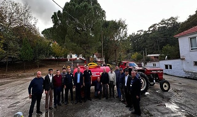 Muğla Büyükşehir, yangın tankeri dağıtımını sürdürüyor