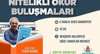 Nevşehir Belediyesi'nden 'Nitelikli Okur Buluşmaları'