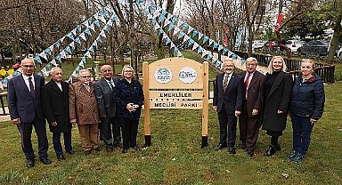 Nilüfer'de emeklilere özel park ve lokal kazandırıldı