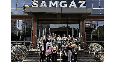 Ondokuz Mayıs Üniversitesi öğrencileri Samgaz'ı ziyaret etti