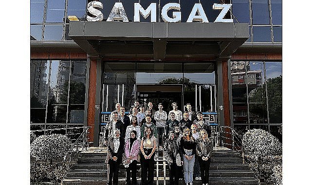 Ondokuz Mayıs Üniversitesi öğrencileri Samgaz'ı ziyaret etti