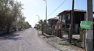 Ören'de Kanalizasyonun Tamamlandığı Bölgeler Asfaltlanıyor
