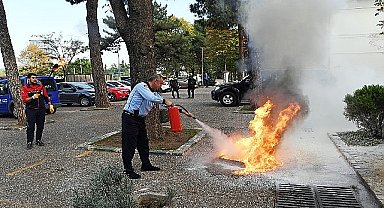 -Osmangazi Belediyesi'nde yangın tatbikatı
