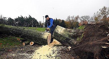 Osmangazi'de lodosun etkileri temizleniyor