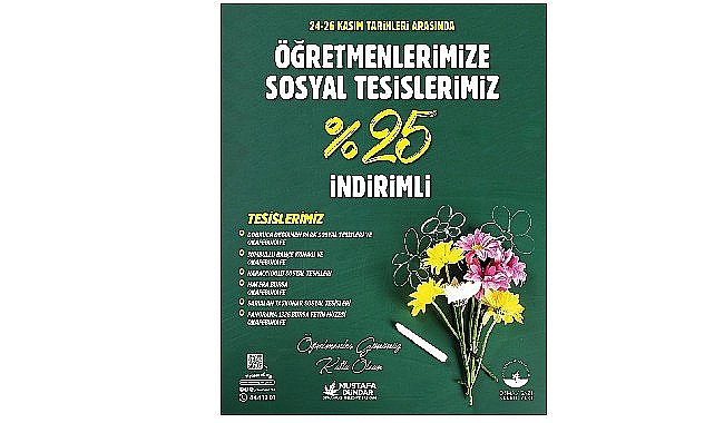 Osmangazi'den öğretmenlere özel indirim